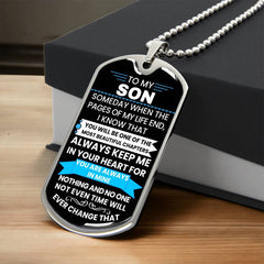 Dog Tag for Son – Meaningful Keepsake with a Message of Love