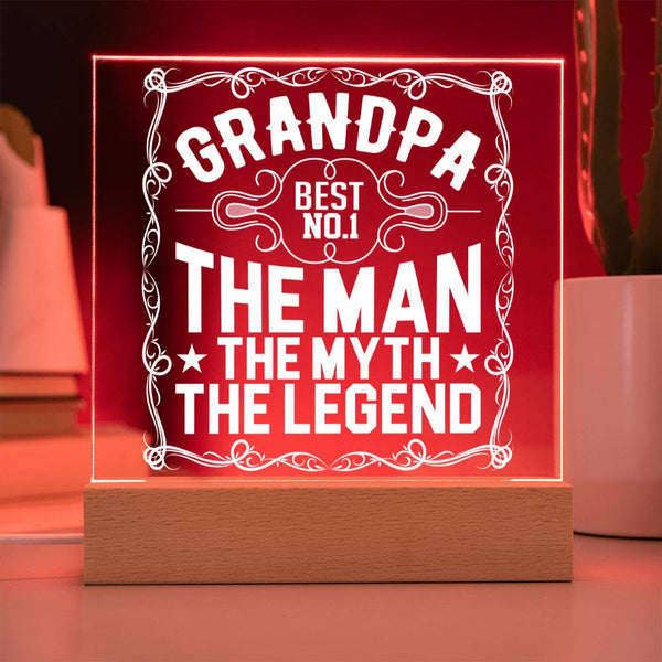 Grandpa - The Man, The Myth, The Legend Plaque