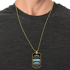 Dog Tag for Grandson – Heartfelt Gift from Grandma or Grandpa