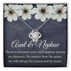 Aunt & Nephew Love Knot Necklace – Meaningful Gift of Unbreakable Bond