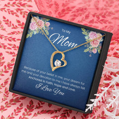 To My Mom Gift – Anchored in Love Necklace