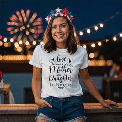 Mother Daughter Matching Tees, Love Connection T-Shirt Gift, Family Bond Apparel, Cute Surprise Outfit for Special Days
