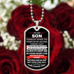 Dog Tag for Son – A Heartfelt Reminder of Love and Legacy