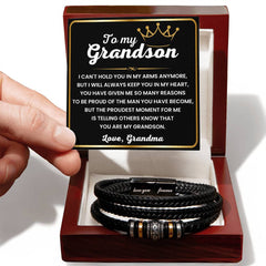 To My Grandson - A Timeless Keepsake from Grandma or Grandpa