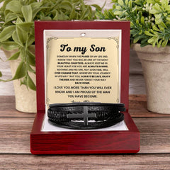 Bracelet Gift to My Son, Meaningful Mother & Son Jewelry, Symbol of Strength