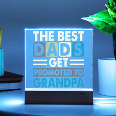 Best Dads Get Promoted to Grandpa - Sentimental Gift
