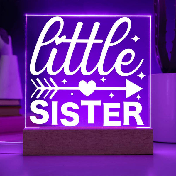 Little Sister – Arrow to the Heart Plaque