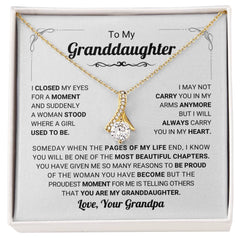 Necklace Gift for Granddaughter, Timeless Jewelry, Alluring Beauty Necklace