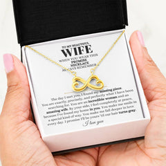 To My Wife - Promise Endless Love Necklace Gift Set