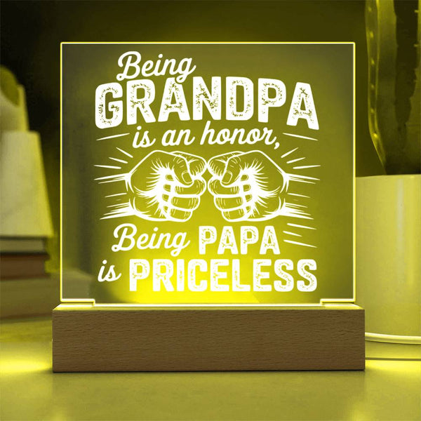 Being Grandpa Is an Honor, Being Papa Is Priceless
