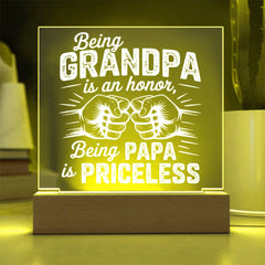 Being Grandpa Is an Honor, Being Papa Is Priceless