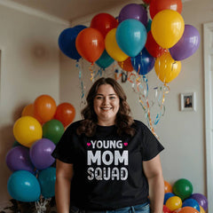 Young Mom Squad – Trendy & Empowering Mom Tee