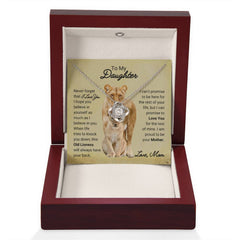 To My Daughter - 'Old Lioness' Promise Necklace from Mom