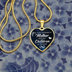 Heart Necklace for Mother – 'The Love Between Mother and Children' Jewelry