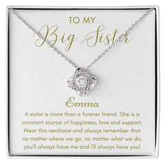 To My Big Sister – Always by Your Side Necklace