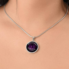 The Love Between a Mother and Son Is Forever - Circle Necklace