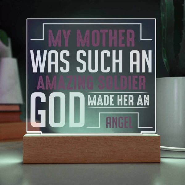 God Made Her an Angel Acrylic Plaque