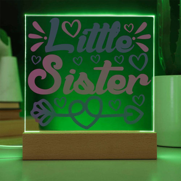 Little Sister - Heart Full of Joy Plaque