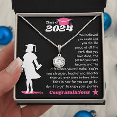 Sparkling Necklace - Inspirational Graduation Gift for Her