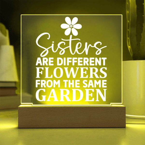 Sisters – Flowers from the Same Garden Plaque