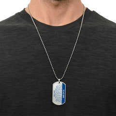 Dog Tag for Son – Heartfelt Gift with Inspirational Message from Dad