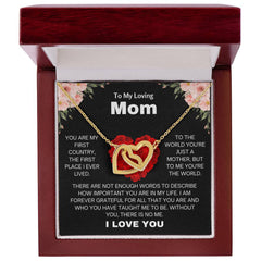 Special Gift for Mom - Without You, There Is No Me Necklace