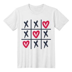 Tic-Tac-Toe Love – Cute Valentine’s Day Tee