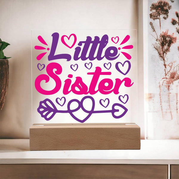 Little Sister - Heart Full of Joy Plaque
