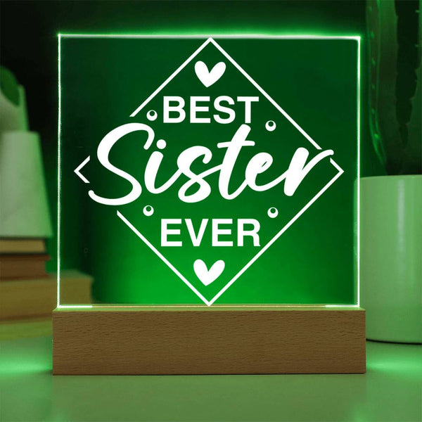 Best Sister Ever – Hands Down Plaque