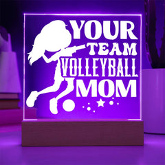 Volleyball Mom – Your Team’s #1 Supporter Plaque