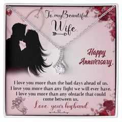 Gift for Wife, Anniversary Necklace, Celebrate Love, Special Memories & Forever Promises