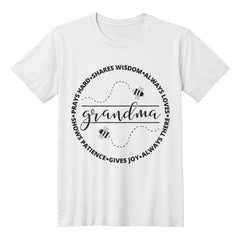 Grandma – Sweet as Honey, Strong as Love Tee