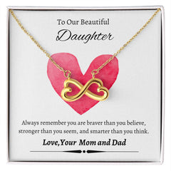 To Our Beautiful Daughter – Strength & Love Necklace