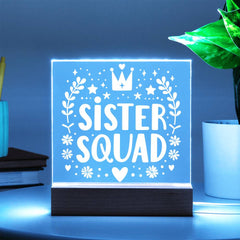 Sister Squad – Crowned in Love Plaque
