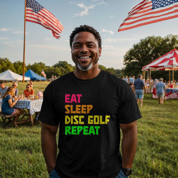 Eat Sleep Disc Golf Repeat Shirt