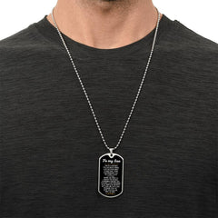 Dog Tag for Son – Inspirational Message of Strength and Love