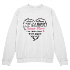 Fabulous Bonus Mom Heart Design Shirt