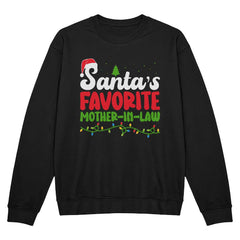 Santa’s Favorite Mother-in-Law – Funny Christmas Tee