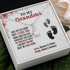 To My Grandma – Love From Mom’s Tummy Necklace