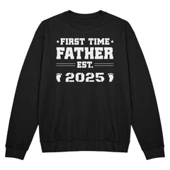 First-Time Father Est. [Year] – New Dad Shirt