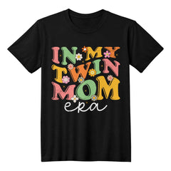 Twin Mom Era Retro Floral Shirt