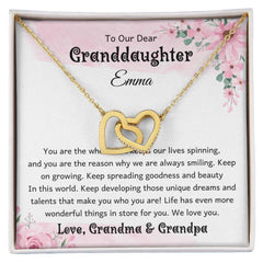 To Our Dear Granddaughter - You Are the Light of Our Lives, Love Grandma & Grandpa