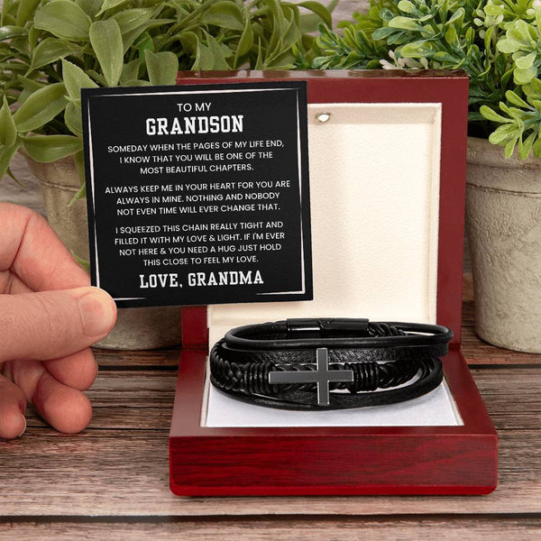 To My Grandson - A Cherished Gift from Grandma or Grandpa