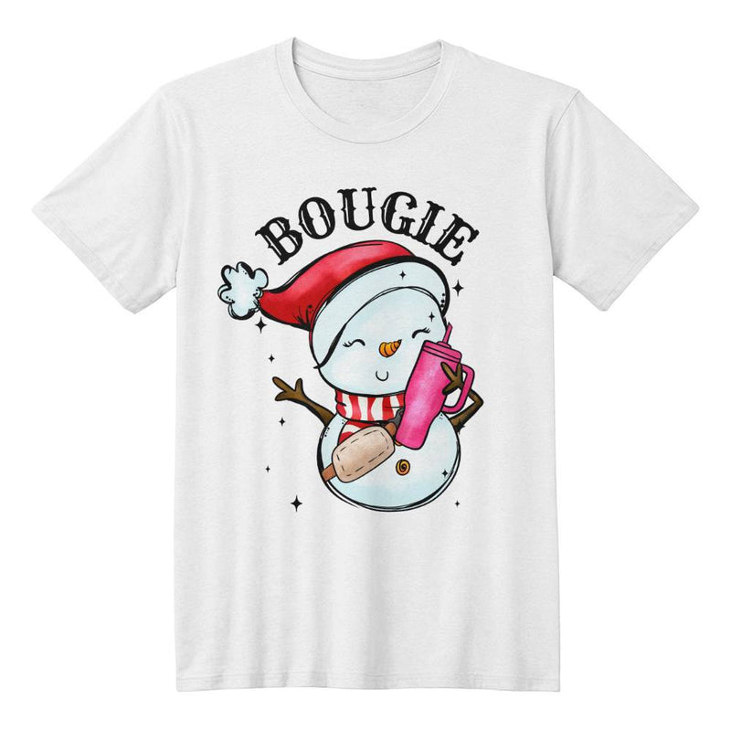 Holiday Bougie – Santa Hat Snowwoman Tee