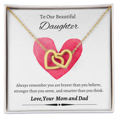 To Our Beautiful Daughter – Strength & Love Necklace