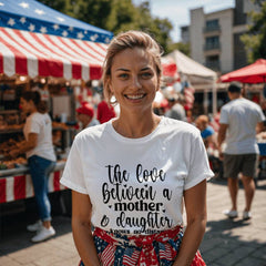Mother Daughter Love Gift, Cute Matching Tee Outfit, Family Connection T-Shirt, Stylish Apparel, Thoughtful Present