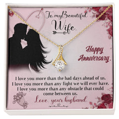 Gift for Wife, Anniversary Necklace, Celebrate Love, Special Memories & Forever Promises