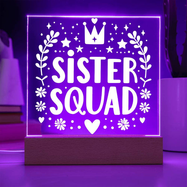 Sister Squad – Crowned in Love Plaque