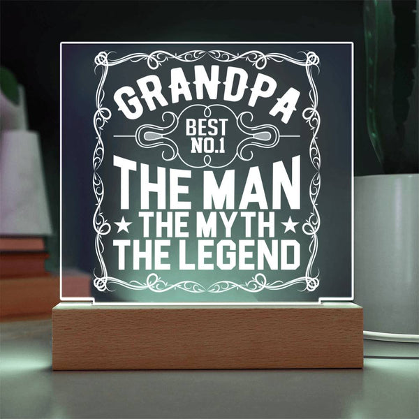 Grandpa - The Man, The Myth, The Legend Plaque