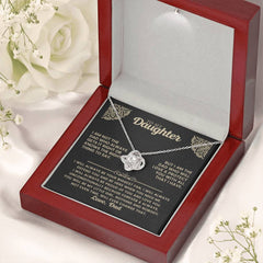 Gift From Father to Daughter, Gift For Daughter, Precious Daughter Necklace, Meaningful Gift For Her